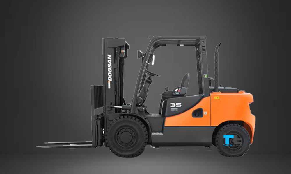 Xe nâng dầu 3.5 tấn nhập khẩu Hàn Quốc